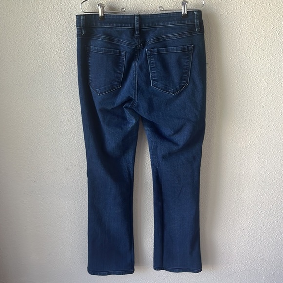 Loft Curvy Sexy Bootcut blue Denim Jeans size 8 / 29 - Picture 3 of 8